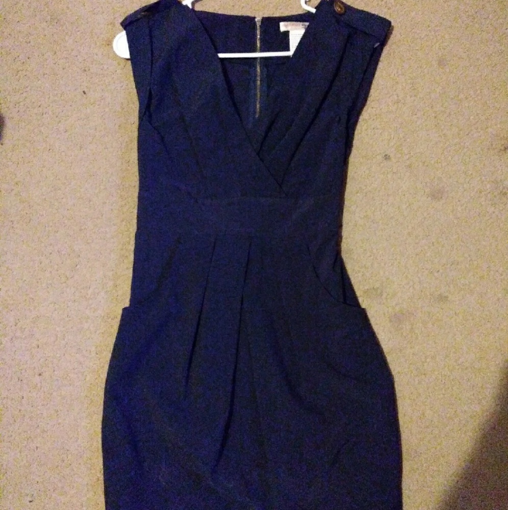 Agaci Navy Blue Dress